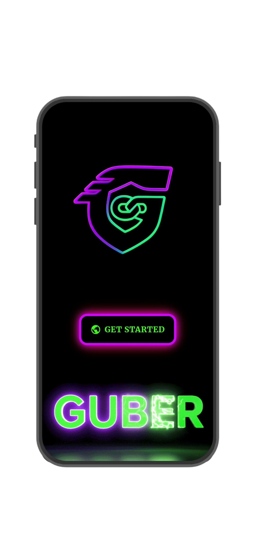 GUBER app preview screen 1