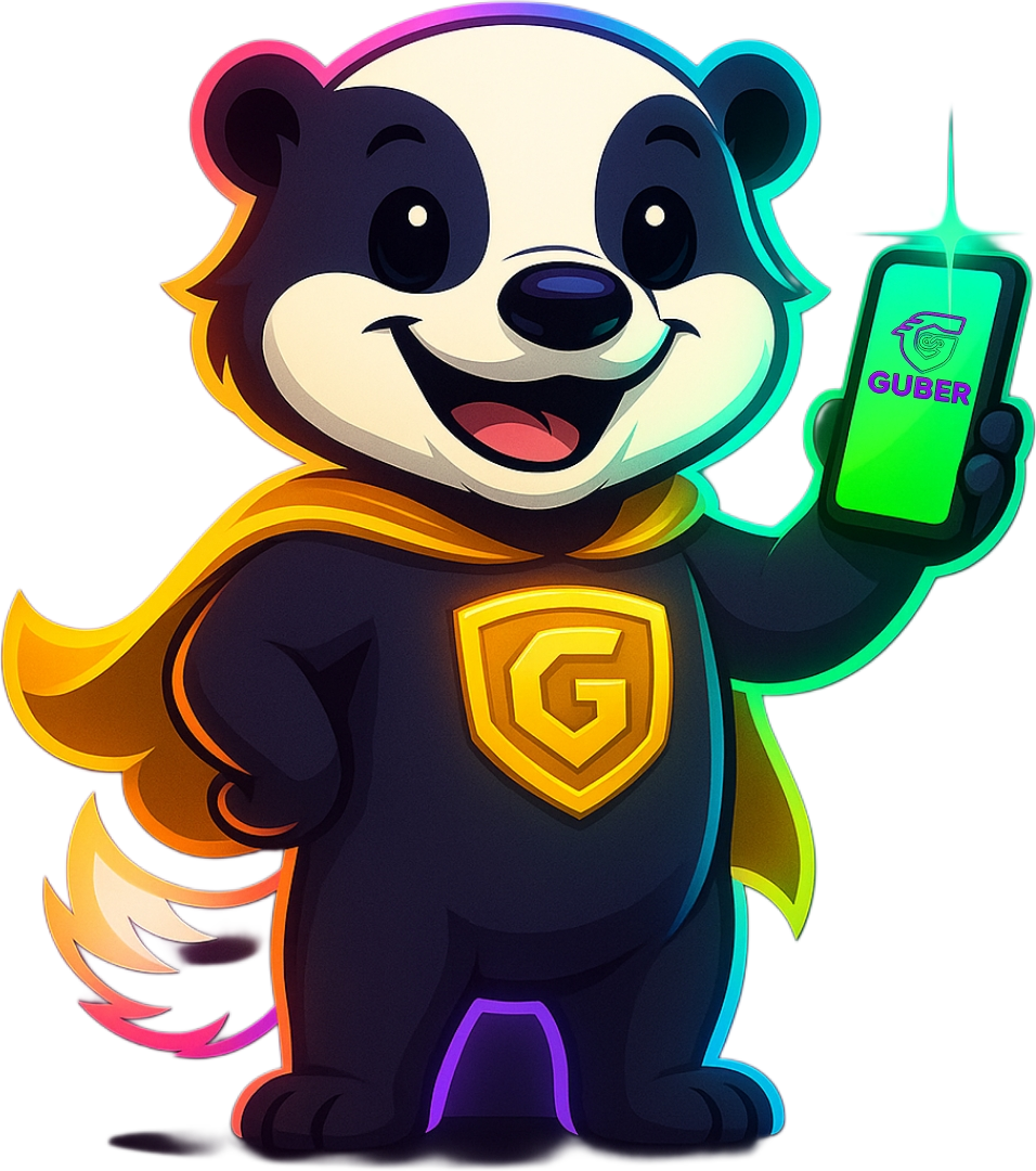 GUBER Day-1 OG mascot in gold cape